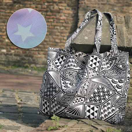 Sac Yaro Shopper Stars Space Rainbow