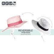 Chapeau reversible Anti-UV Kapel Panama Pink