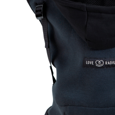 Porte-bébé physio Love Radius (JPMBB) Hoodie Carrier Foret Noire