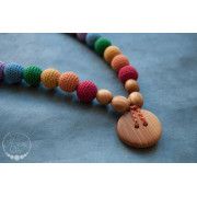 Collier de portage et d'allaitement Kangaroocare Double Earthy Rainbow