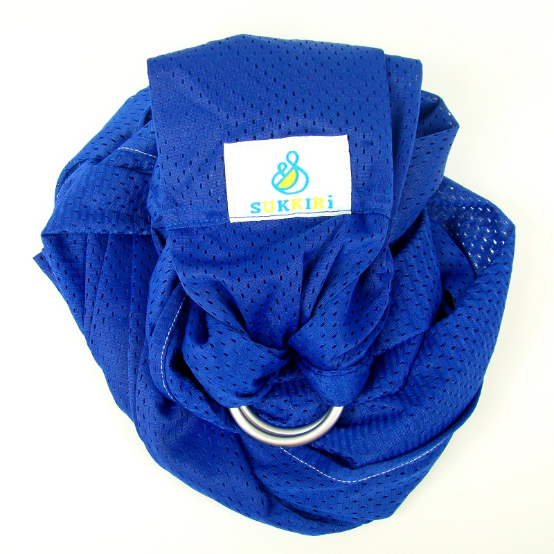 Porte-bébé sling sukkiri bleu ciel
