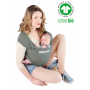 Echarpe de portage Love Radius Basic Misty Green en coton bio