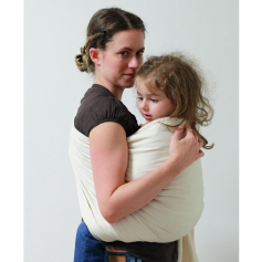 Ring Sling Naturel Coton Bio de Ling Ling d'Amour