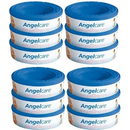 Angelcare-Sac de rechange pour couche-culotte, recharge arina, cartouche de  remplacement, systèmes de colle, sacs poubelle, E27, 7500mm, 4 pièces -  AliExpress