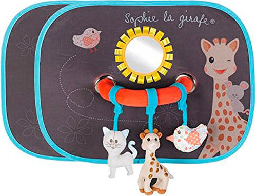 Set de 2 pare soleil avec arche activit s Sophie la girafe