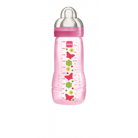 Biberon MAM 330ml Cercle Rose