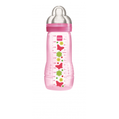 Biberon MAM 330ml Papillons Roses