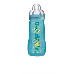 Biberon MAM 330ml Animaux Turquoise