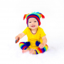 Bonnet en crochet Retro Rainbow Huggalugs